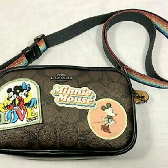 🌟COACH MINNIE MOUSE CROSSBODY POUCH🌟🐾🐭 - Picture 7 of 7